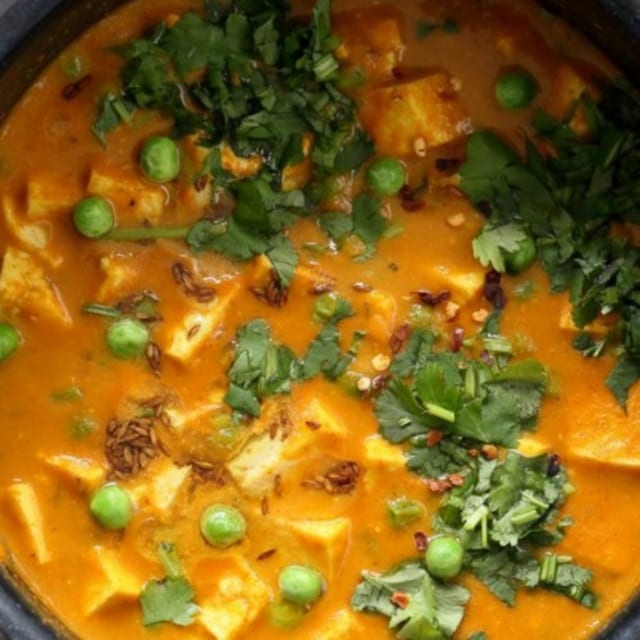 TOFU MATAR MASALA.