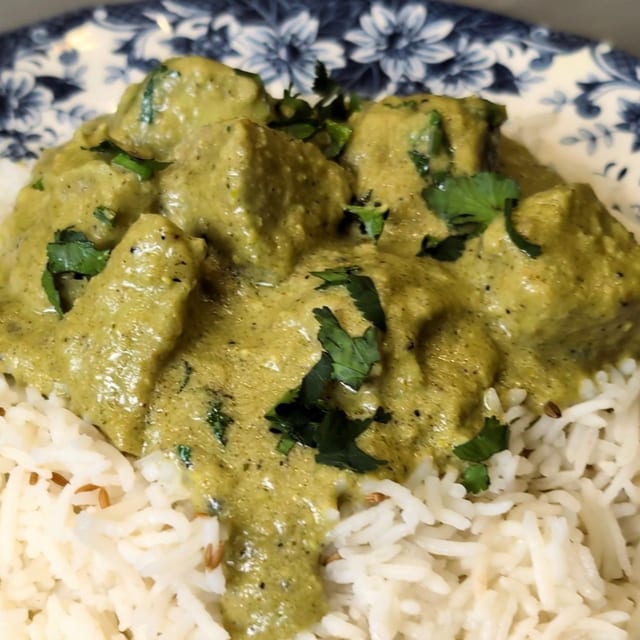 PISTACHIO KASURI CHICKEN.